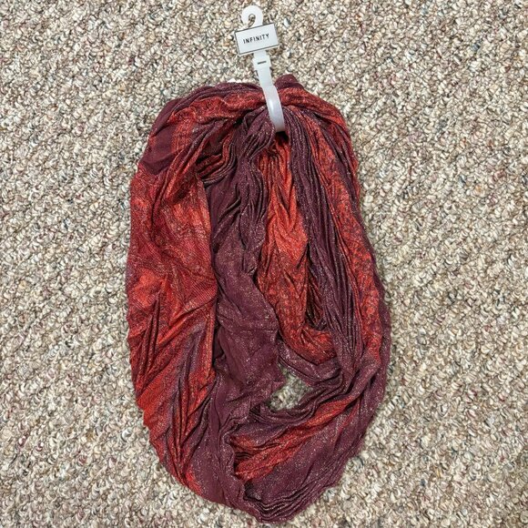 Merona Red Scarf/Wrap - Picture 2 of 3